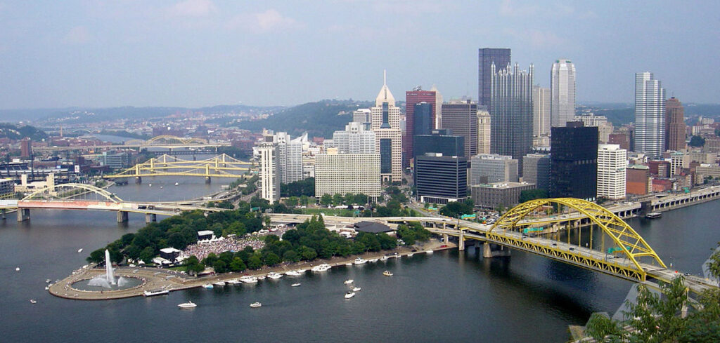 The city of Pittsburgh, PA